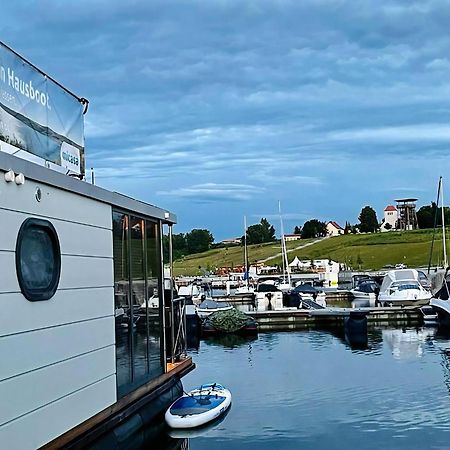 Hausboot Schiff Fuer 4 Personen Ca, 33 M Sup2 In Braunsbedra, Sachsen Anhalt Halle Saale Unstrut Region Dış mekan fotoğraf